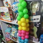 Rainbow Crush-Proof Ocean Ball Pit Plastic Balls Mesh Net Pack