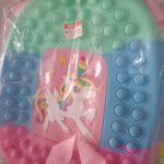 Unicorn Pop-It Sensory Fidget Silicone Backpack with Adjustable Straps