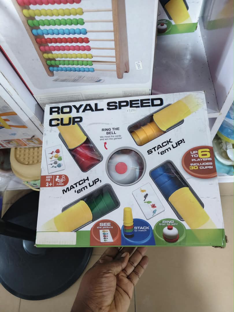 diy-solar-system-mobile-craft-kit-nbk-stm-097 ROYAL SPEED CUP Fast-Paced Stacking & Matching Family Party Game with Bell - Image 1