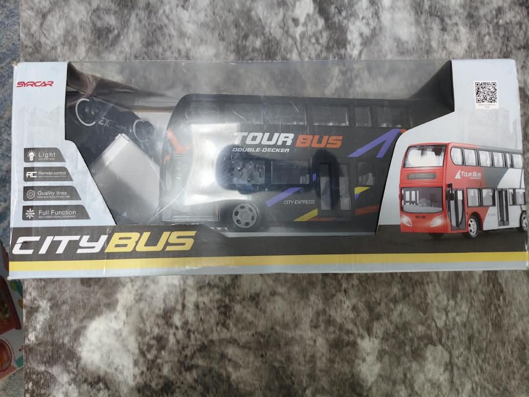 electric-high-speed-bullet-train-railway-nbk-toy-014 Remote Control Double-Decker City Tour Bus with Working Headlights - Image 1