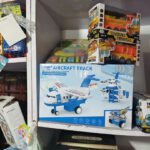 City Automotive Series Transformable Cargo Airplane Playset with Diecast Mini Cars