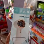 Rechargeable Mini Turbo Fan with LED Digital Speed Display & Phone Stand Base
