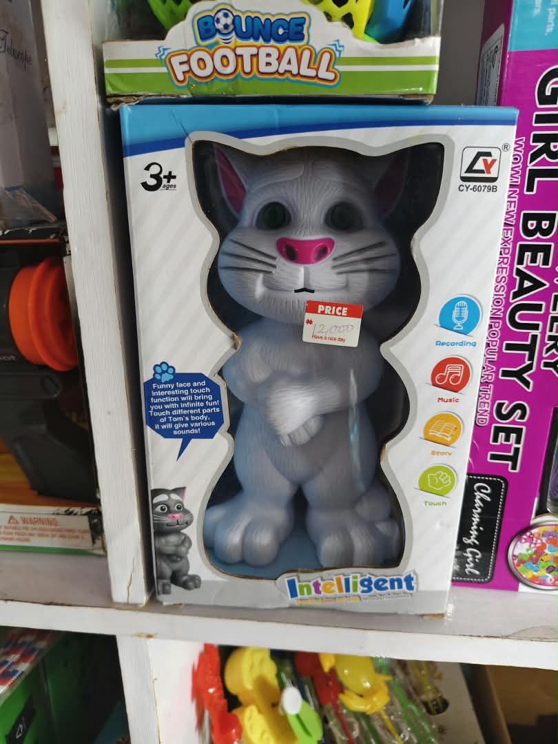 friction-powered-city-sanitation-garbage-nbk-toy-105 CY Intelligent Talking Tom Cat Interactive Robot with Voice Repeat & Touch Sensor - Image 1
