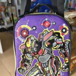 Girls Princess Rainbow Multi-Pocket School Backpack