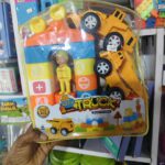 City Truck Block Paradise 50-Piece Construction Building Playset with Dumper & Loader