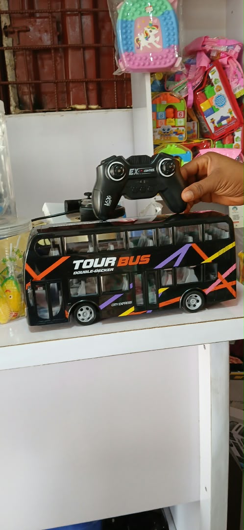 inflatable-outdoor-bumper-balls-2-piece-nbk-out-189 Remote Control Double-Decker Tour Bus City Express with 2.4GHz Gamepad Controller - Image 1