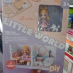 Little World DIY Bedroom & Bathroom Dollhouse Playset with Miniature Doll