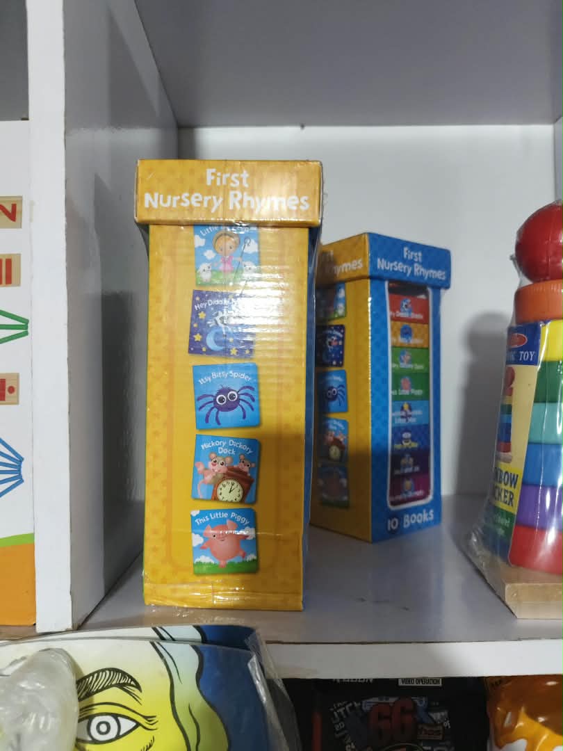 interactive-electronic-pet-dog-with-voic-nbk-toy-139 My First Nursery Rhymes 10 Board Books Stacking Tower Library Box Set - Image 1