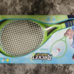 Junior 2-in-1 Badminton & Tennis Rackets Outdoor Sports Set