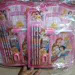Disney Princess Complete School Stationery Gift Set with Notebook, Pencils & Marker