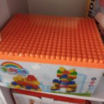 BLOCKS Building Fun Blocks Storage Bin with Building Baseplate Lid