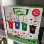Garbage Sorting & Environmental Recycling 4-Can Educational Board Game
