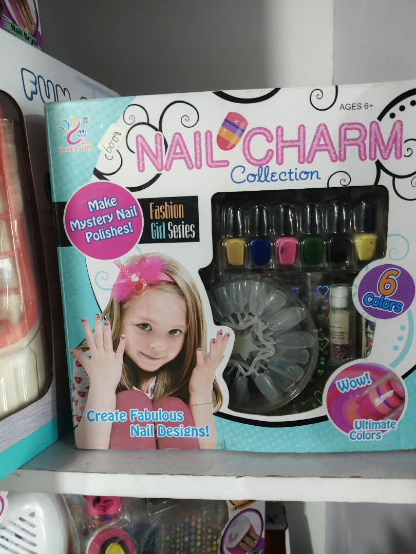 kids-pop-up-rocket-tent-with-star-string-nbk-hou-127 CANTA TOYS Nail Charm Collection Fashion Girl Nail Polish & False Nails Studio - Image 1