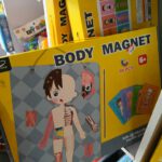 BODY MAGNET 80-Piece Human Anatomy & Skeleton Magnetic Learning Board with Pointer