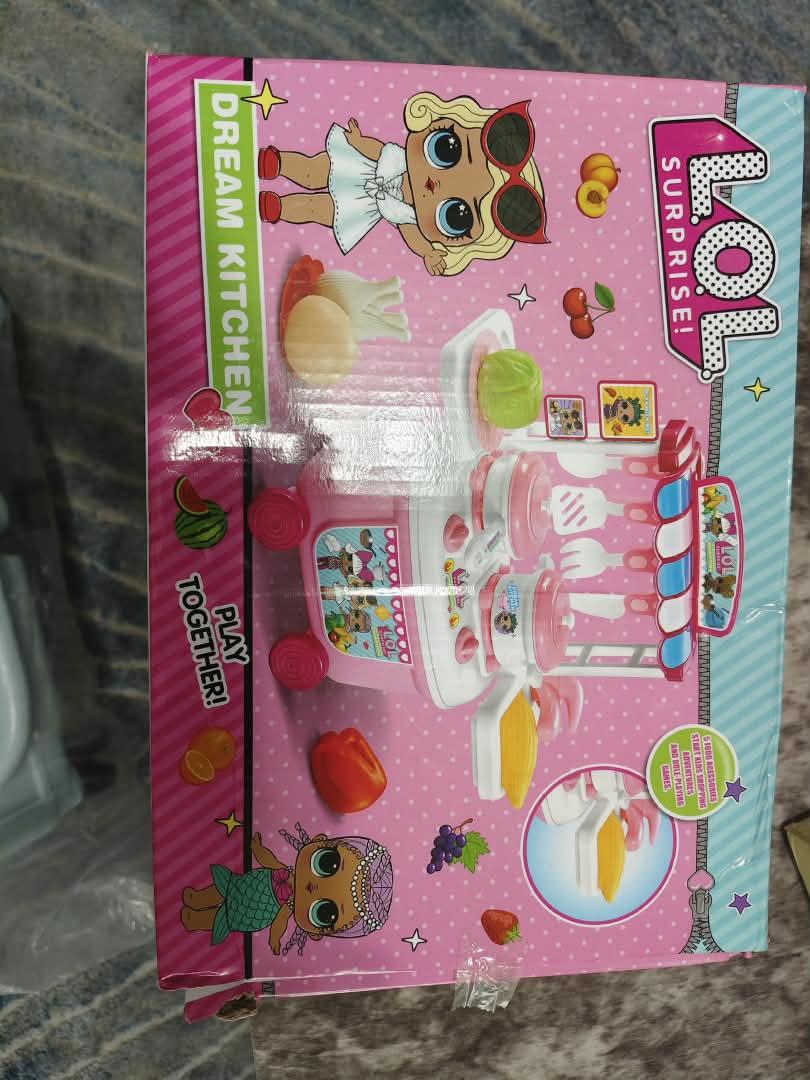 little-chef-culinary-kitchen-cookware-po-nbk-hou-025 LOL Surprise Dream Kitchen Wheeled Cooking Cart & Sweet Shop Playset - Image 1