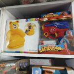 INTEX Inflatable Yellow Teddy Bear Children's Armchair & Power Gun Set