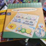 Magnetic Color and Number Maze Board with Counting Wand & Gears