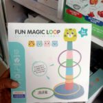 Fun Magic Loop Animal Ring Toss & Stacking Hoop Game
