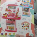Deluxe Dream Kitchen Stand-Up Cooking Station Playset with Running Water