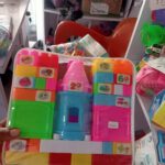 Kids Dream Castle Building Blocks Playset with Letters & Numbers
