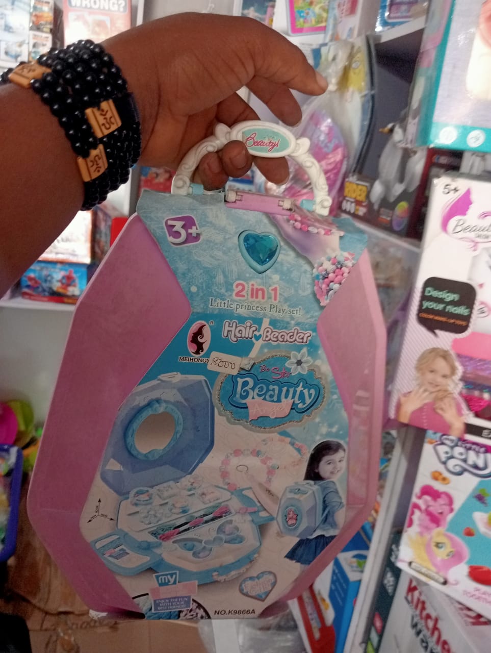 musical-light-up-crawling-crab-sensory-t-nbk-toy-065 2-in-1 Little Princess Hair Beader & Beauty Vanity Backpack Salon - Image 1