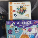 Wooden Qiyi Four Sets of Column on the Farm & Space Science Discovery Kit
