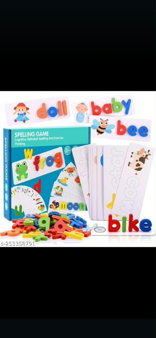 solar-powered-grasshopper-bug-mechanical-nbk-stm-173 Spelling Game Cognitive Alphabet Lowercase Letter Blocks & Word Matching Flashcards - Image 1