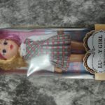 Lucky Girl Sweet Tartan Fashion Doll with Pink & Blonde Highlights