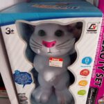 Intelligent Talking Tom Cat Interactive Robot with Voice Recording & Touch Sensor