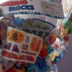 Creative DIY Vehicle & Construction Building Blocks Set with Decal Stickers